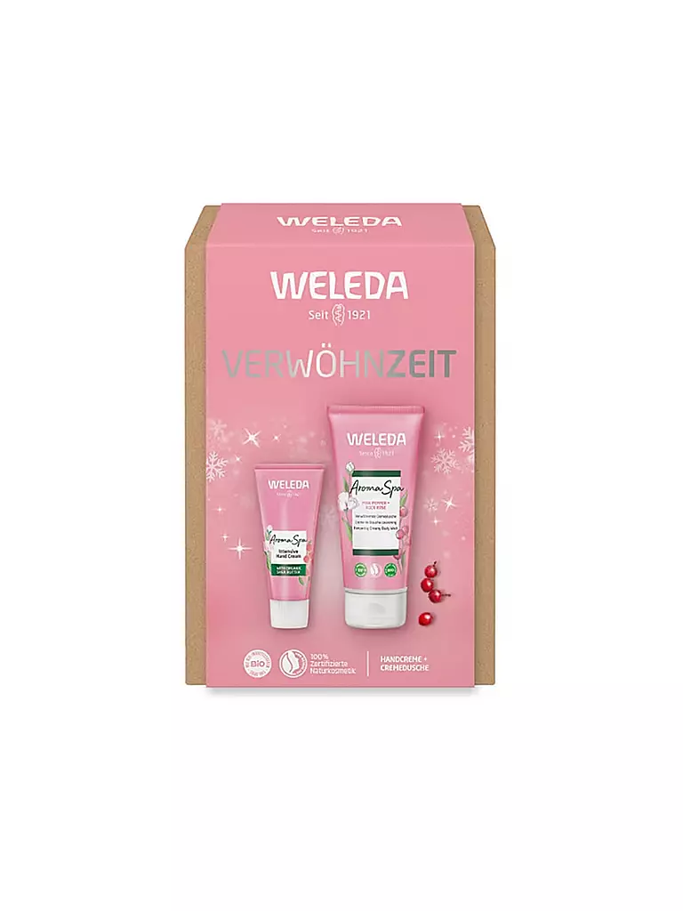 WELEDA | Geschenkset - Limited Edition Aroma Spa Shower & Handcreme 200ml / 50ml | Sin color