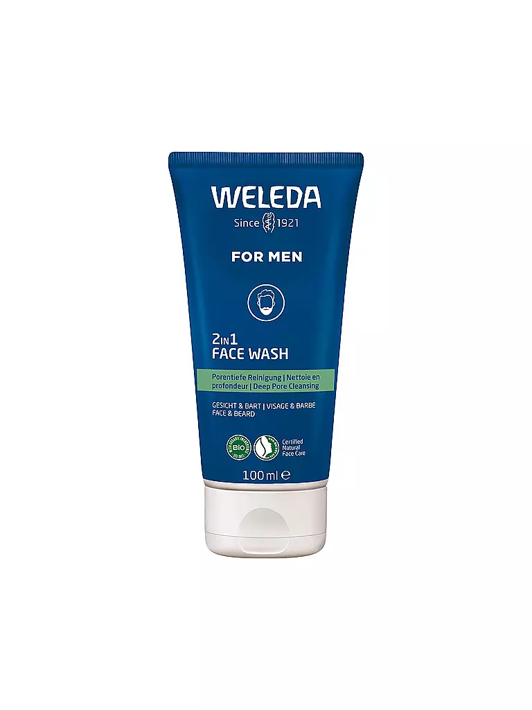 WELEDA | Limpiador Facial 2en1 Para Hombre 100ml | Sin color