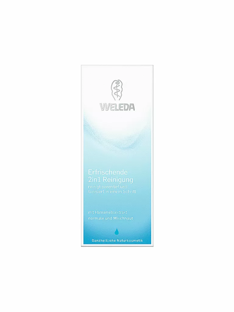 WELEDA | Limpiador facial refrescante 2 en 1 100ml | Sin color