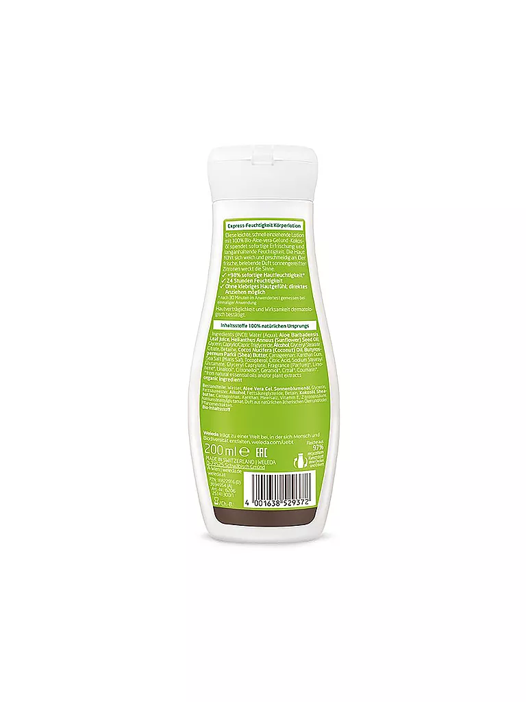 WELEDA | Loción Corporal Hidratación Express Citrus 200ml | Sin color