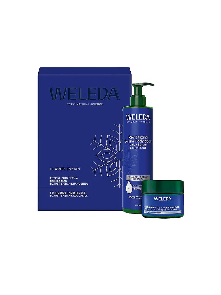 WELEDA | Set de regalo revitalizante genciana azul 40 ml / 250 ml | keine Farbe