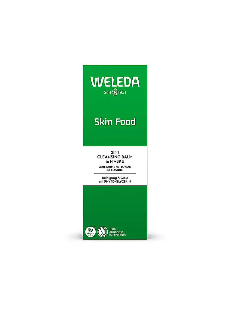 WELEDA | Skin Food Bálsamo Limpiador & Mascarilla 2en1 75ml | Sin color