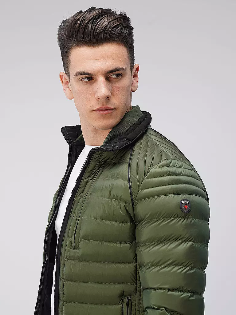 WELLENSTEYN | Leichtsteppjacke MOLECULE | Verde oscuro