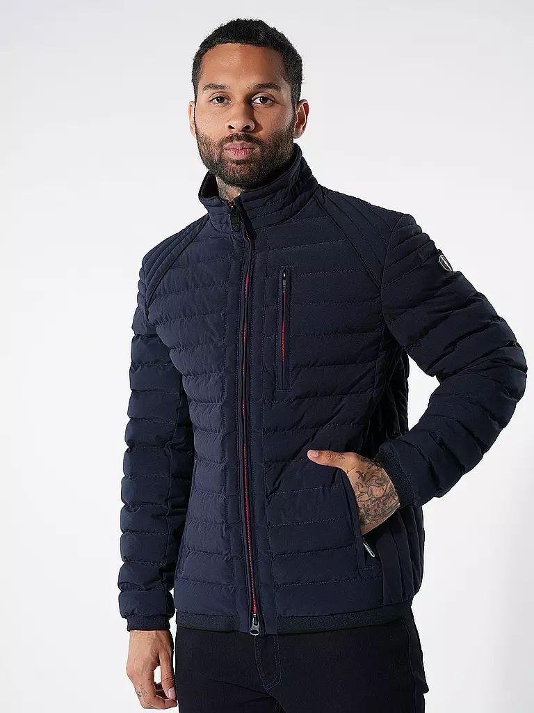 WELLENSTEYN | Leichtsteppjacke MOLECULE | Azul oscuro