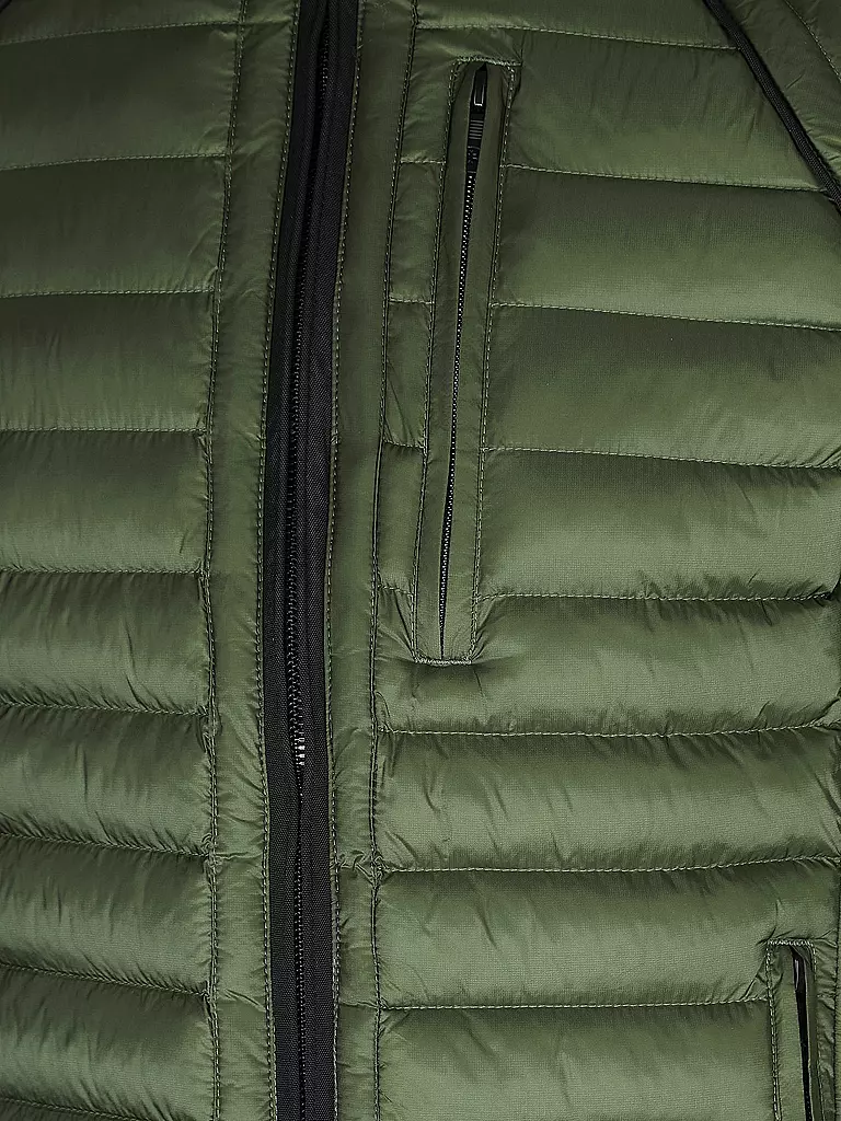 WELLENSTEYN | Leichtsteppjacke MOLECULE | Verde oscuro