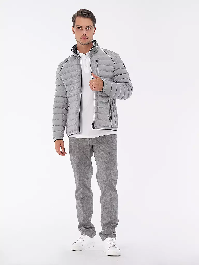 WELLENSTEYN | Leichtsteppjacke MOLM | Gris claro