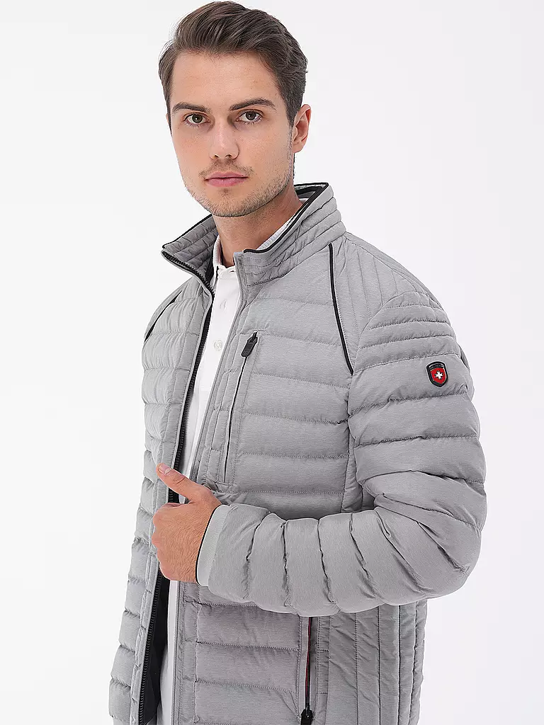 WELLENSTEYN | Leichtsteppjacke MOLM | Gris claro