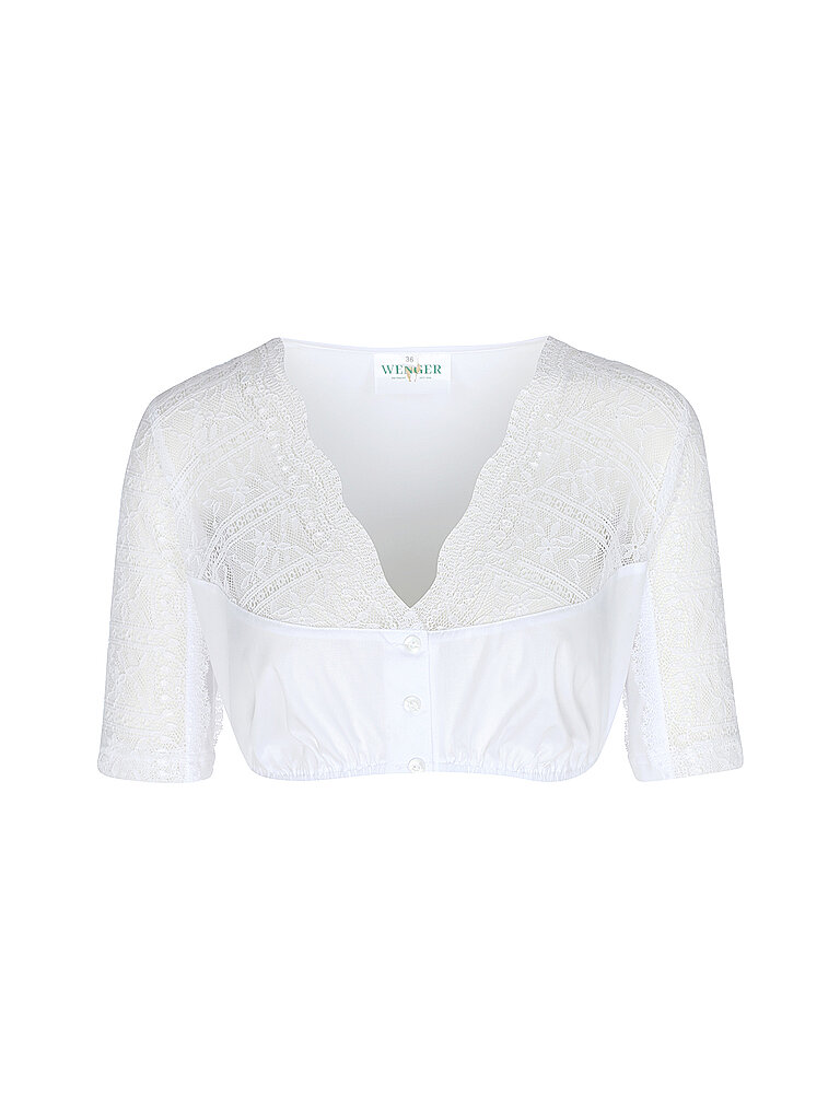 WENGER Blusa de Dirndl ANETTE blanco