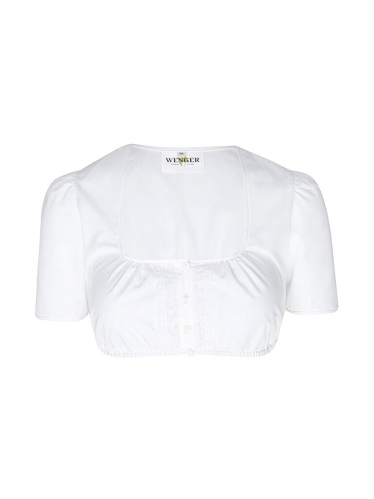 Wenger Blusa de Dirndl ANIKA blanco