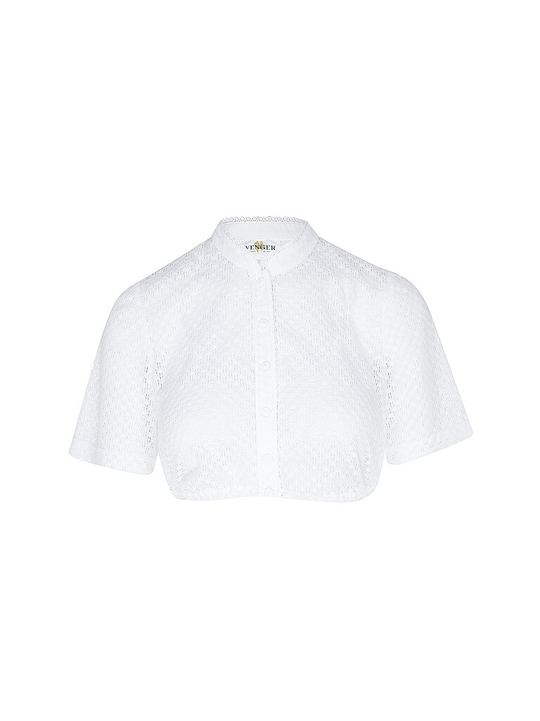 Wenger Blusa de dirndl CORINA blanco