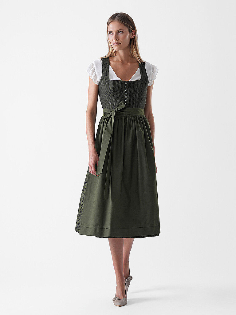 Wenger Dirndl KARLA 80cm oliva 44