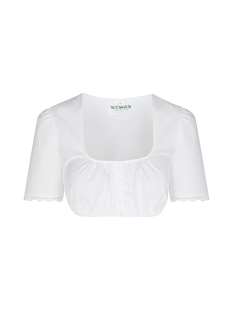 WENGER | Blusa de Dirndl DELIA | Blanco