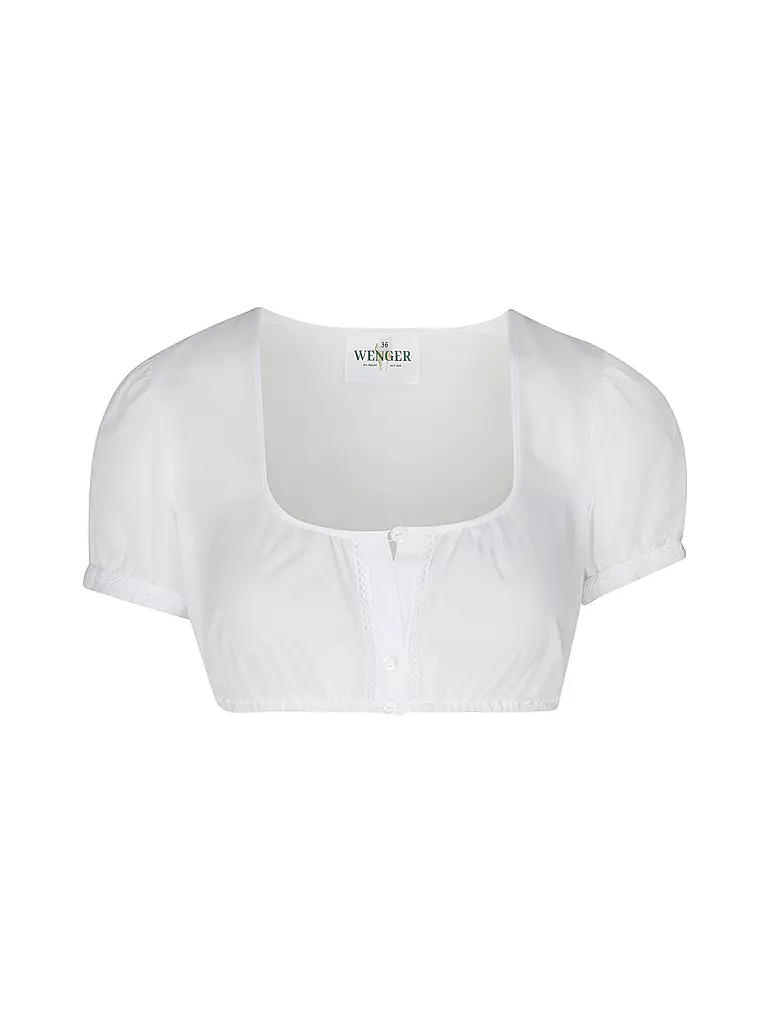 WENGER | Blusa de Dirndl GISELA | Blanco