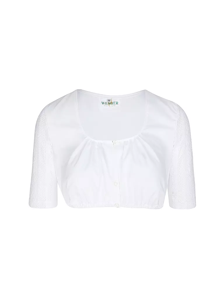 WENGER | Blusa de Dirndl INDIA | Blanco