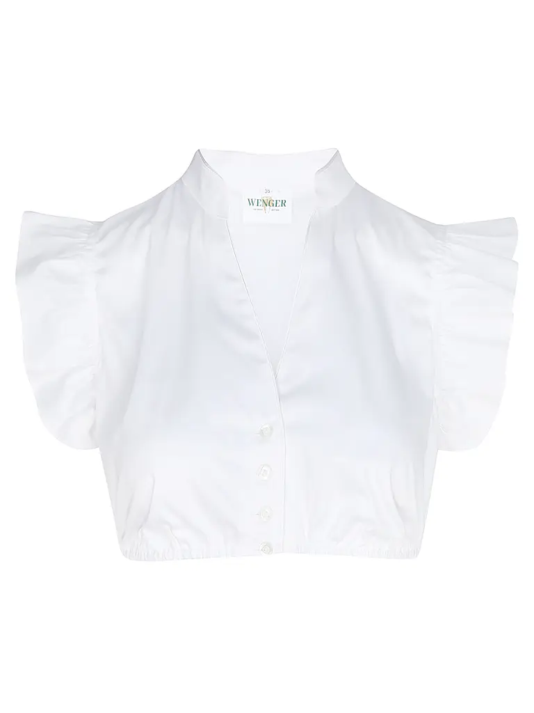 WENGER | Blusa de Dirndl KASANDRA | Blanco