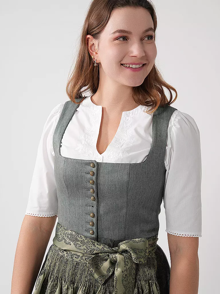WENGER | Blusa de Dirndl ROSI | Blanco