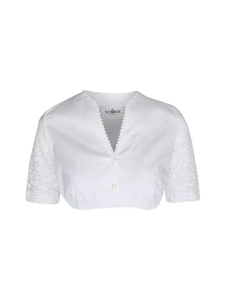 WENGER | Blusa de Dirndl TINA | Blanco