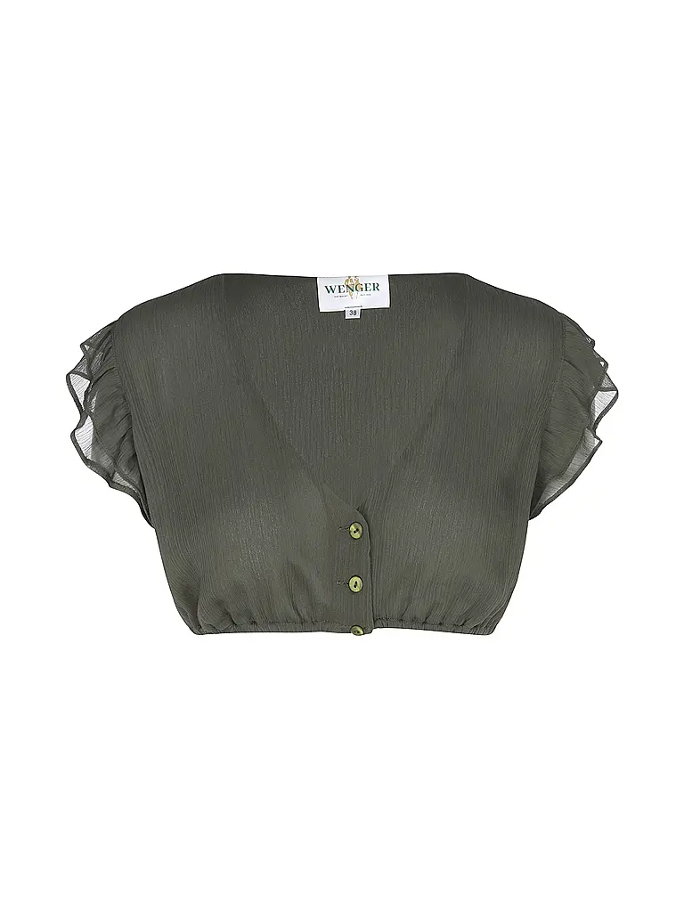 WENGER | Blusa Dirndl AMALIA | Oliva