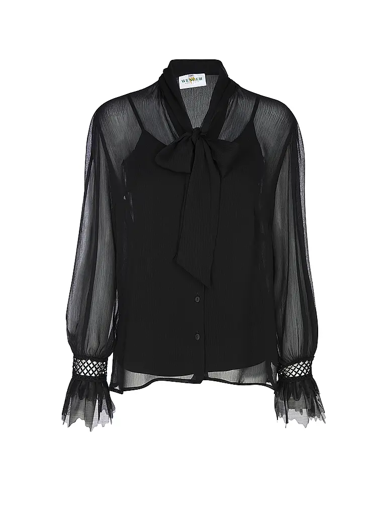 WENGER | Blusa tradicional TRAUN | Negro