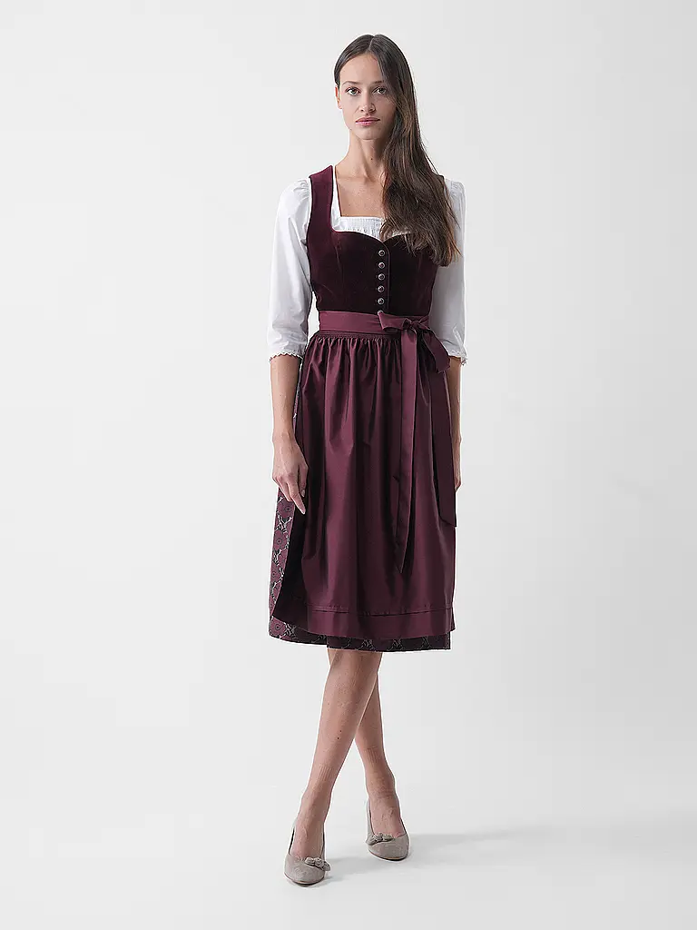 WENGER | Dirndl ELLA | Rojo oscuro