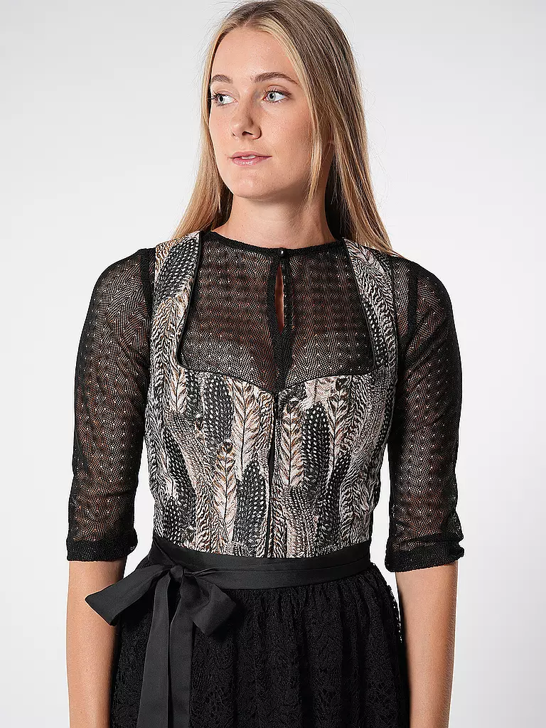 WENGER | Dirndlbluse PAULA | Negro