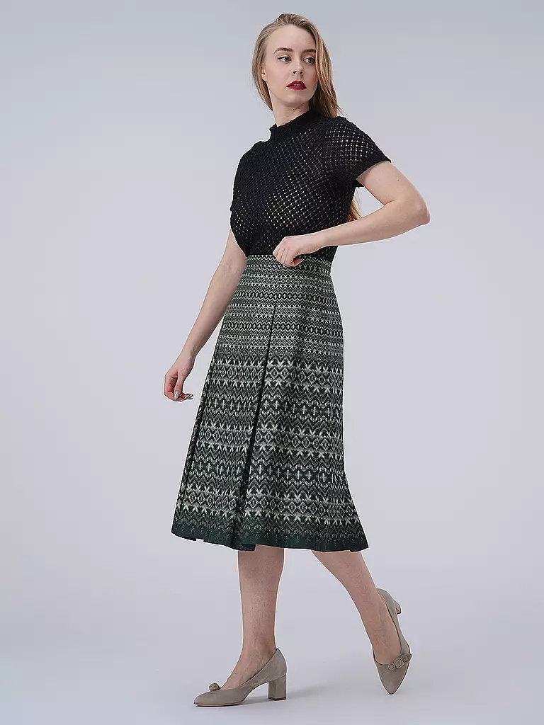 WENGER | Trachtenrock - Faltenrock ELSA  | Verde