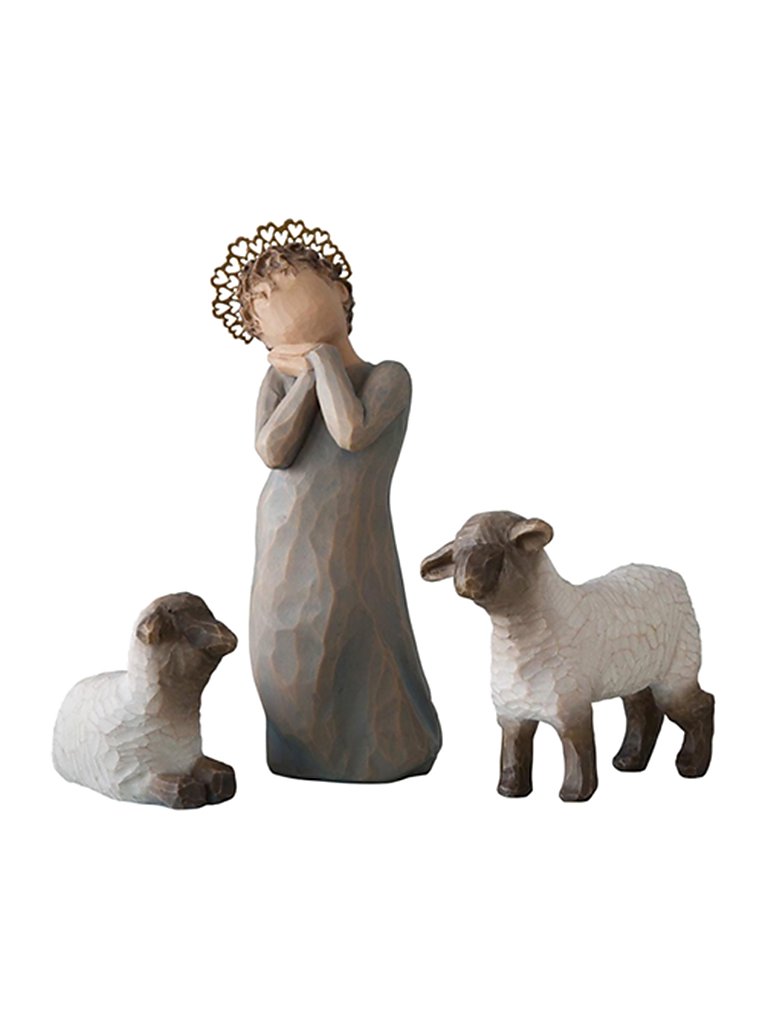 Willow Tree Figura - Pequeña Pastora 13,5cm 26442 blanco