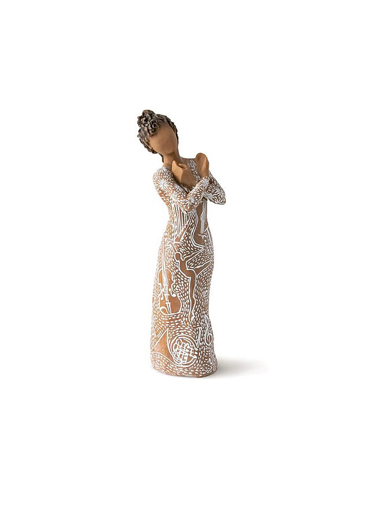 Willow Tree Figura - Music Speaks 18cm blanco