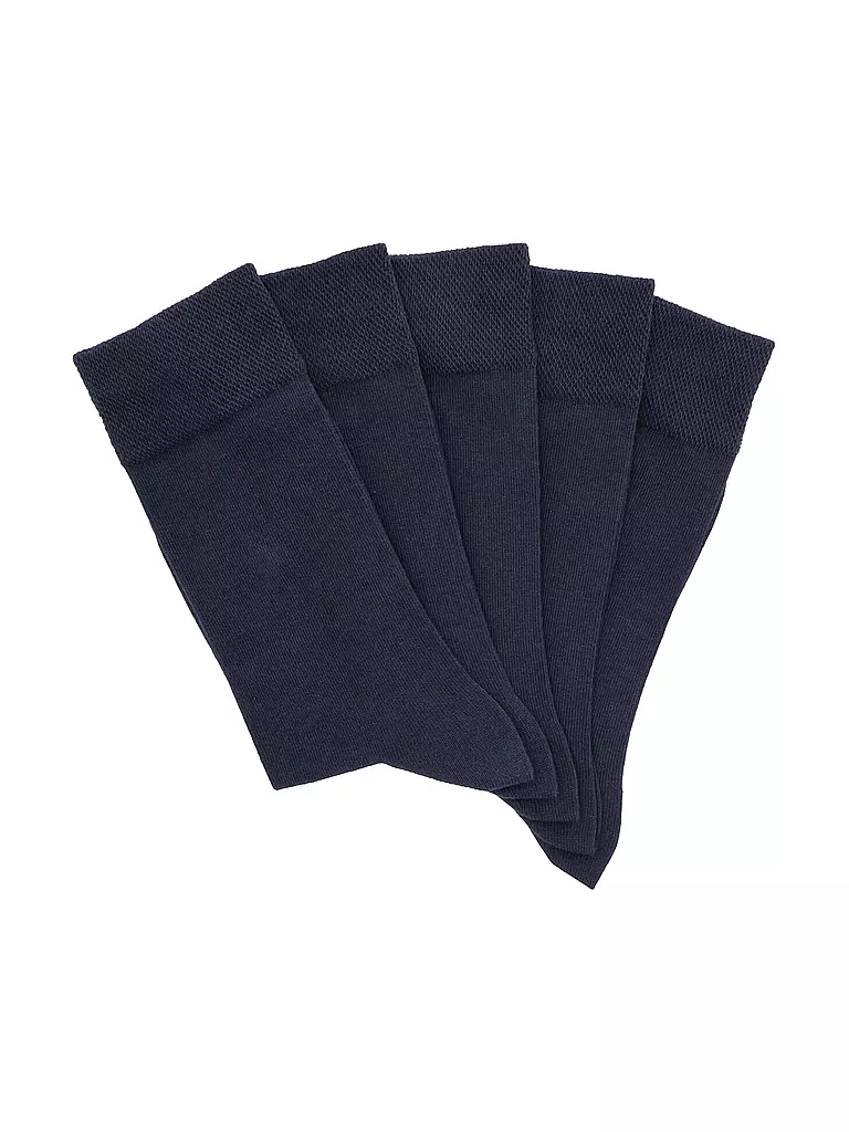 WILOX | Calcetines paquete de 5 azul oscuro | Azul oscuro