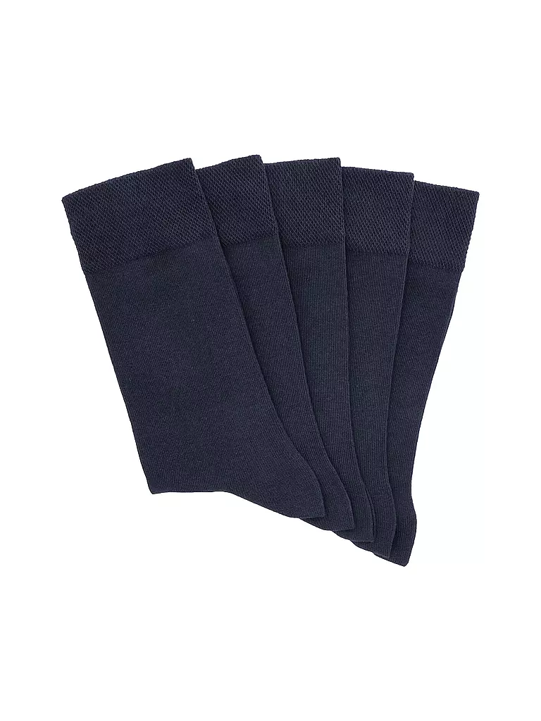 WILOX | Calcetines paquete de 5 azul oscuro | Azul oscuro