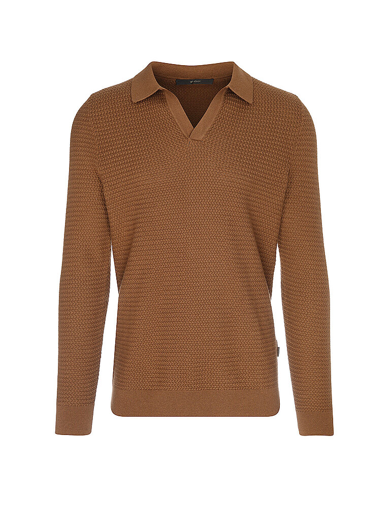 Polo-Pullover marrón claro XL