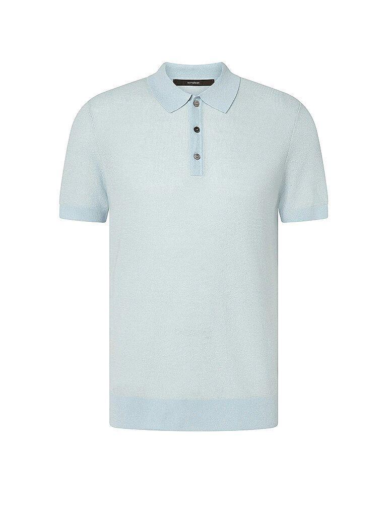 Windsor Poloshirt azul claro M