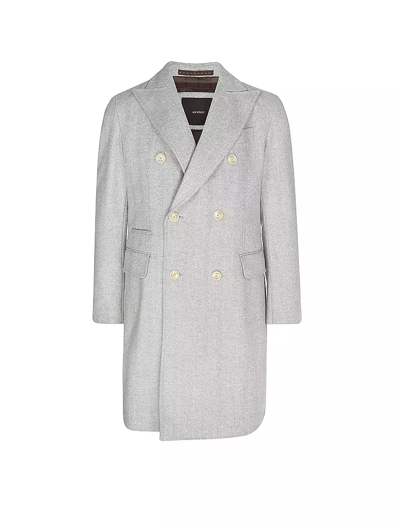WINDSOR | Abrigo de lana | Gris claro