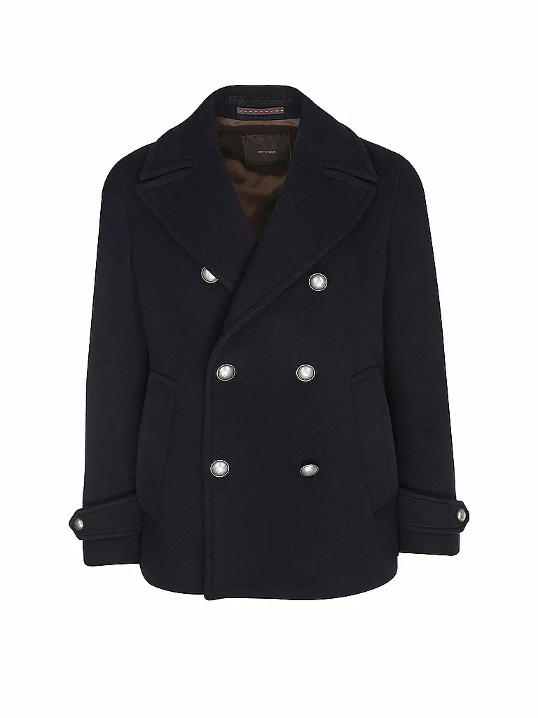 WINDSOR | Abrigo de lana | Azul oscuro