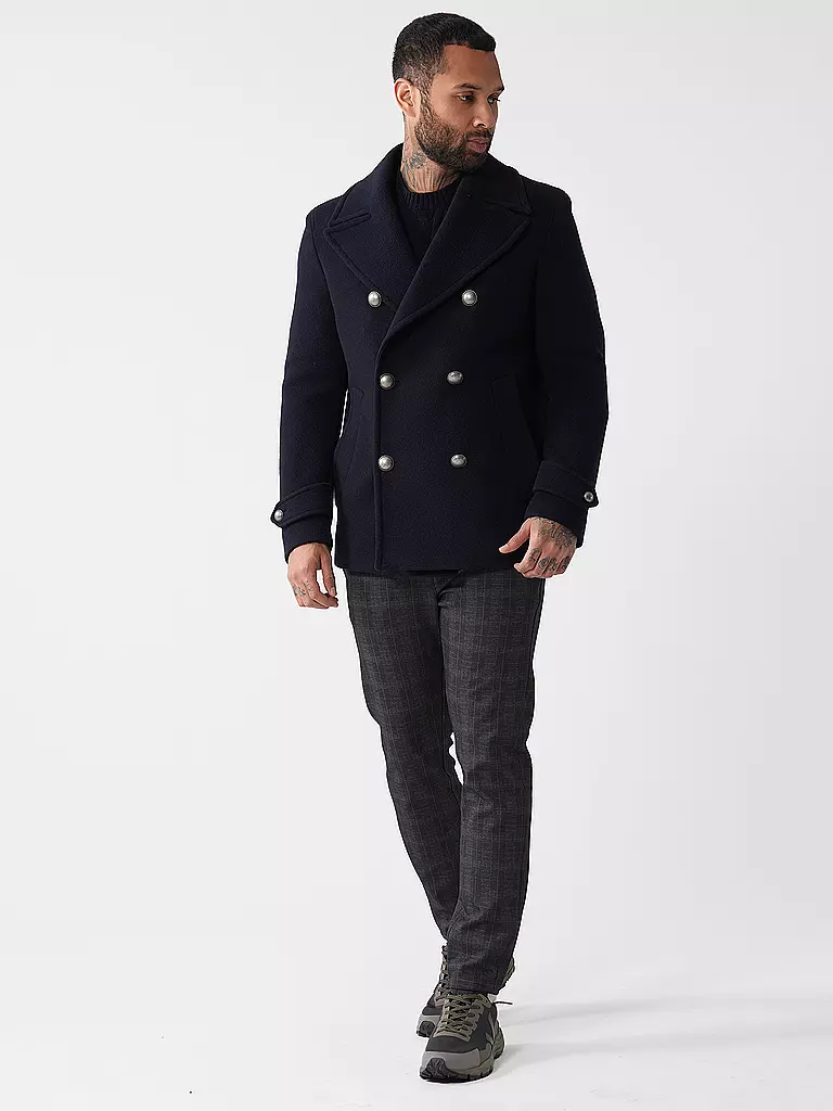 WINDSOR | Abrigo de lana | Azul oscuro