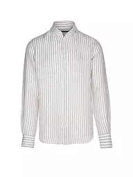 WINDSOR | Camisa de lino corte regular | Marrón