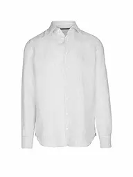 WINDSOR | Camisa de lino corte regular | Azul