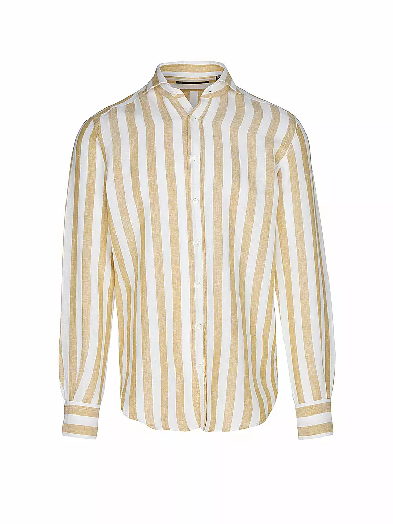 WINDSOR | Camisa de lino corte regular | Amarillo
