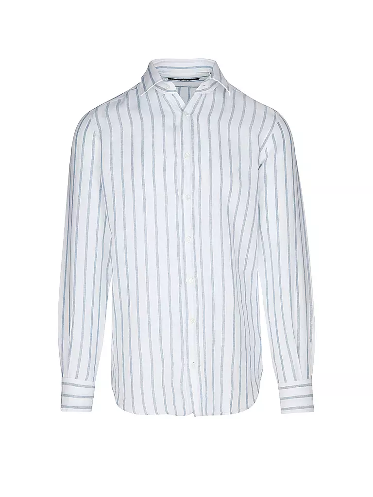 WINDSOR | Camisa de lino corte regular | Azul claro