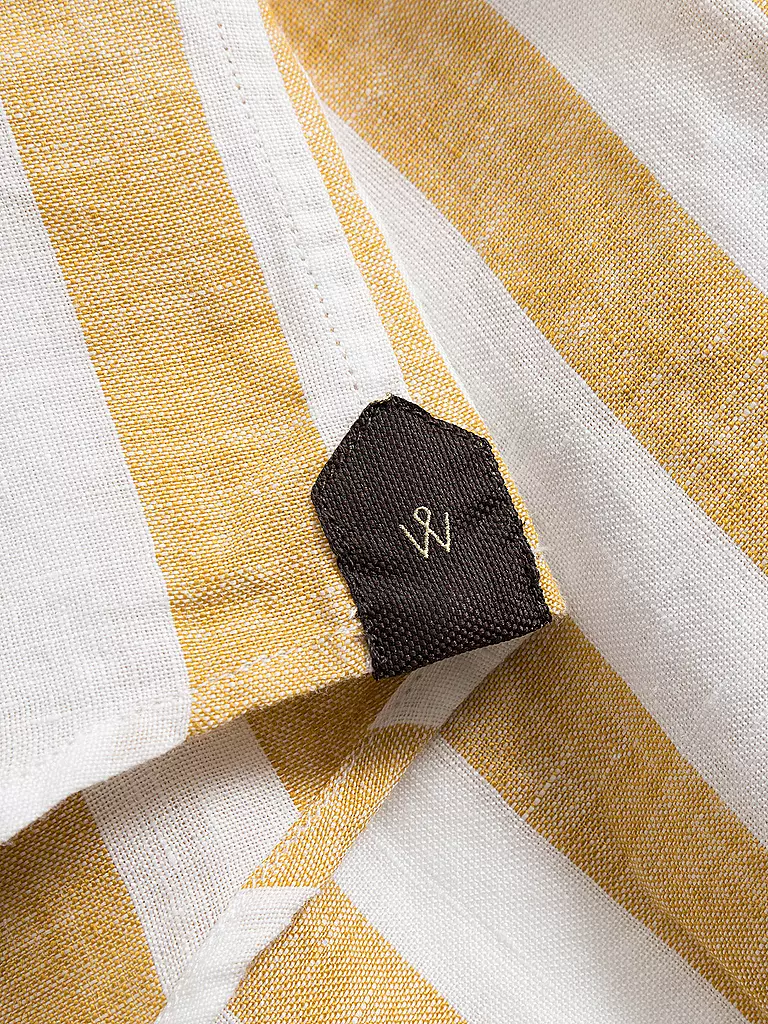WINDSOR | Camisa de lino corte regular | Amarillo