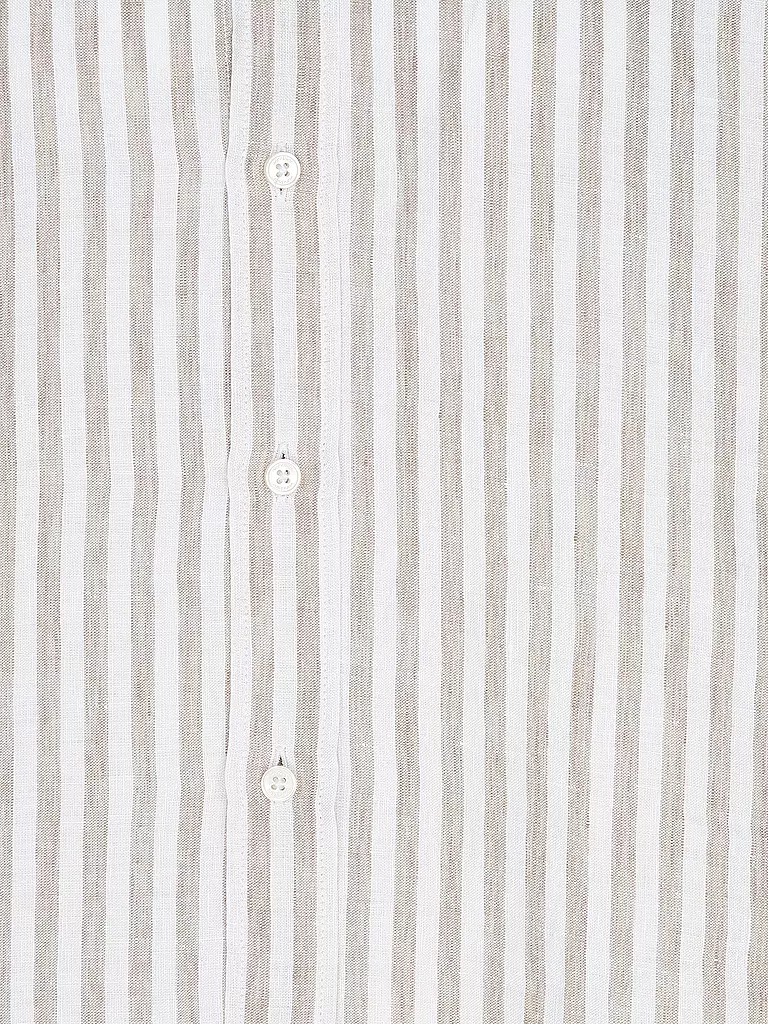 WINDSOR | Camisa de lino corte regular | Marrón