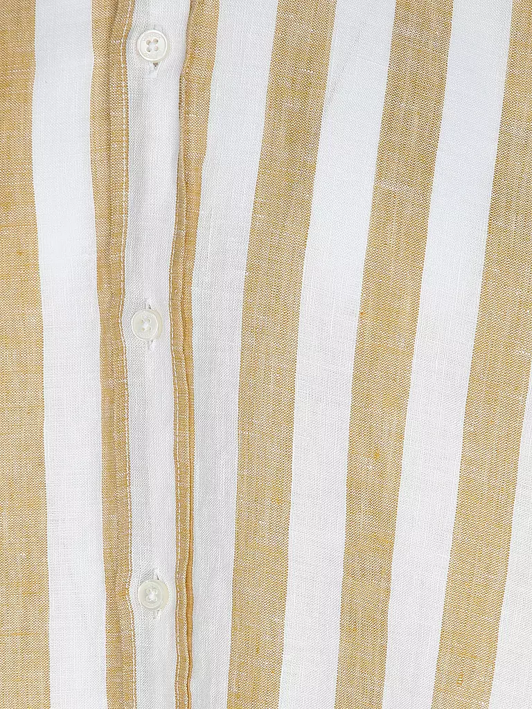 WINDSOR | Camisa de lino corte regular | Amarillo
