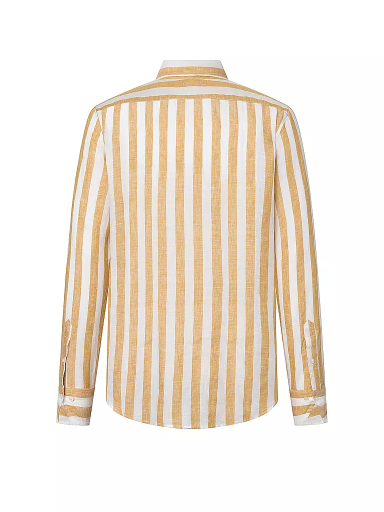 WINDSOR | Camisa de lino corte regular | Amarillo