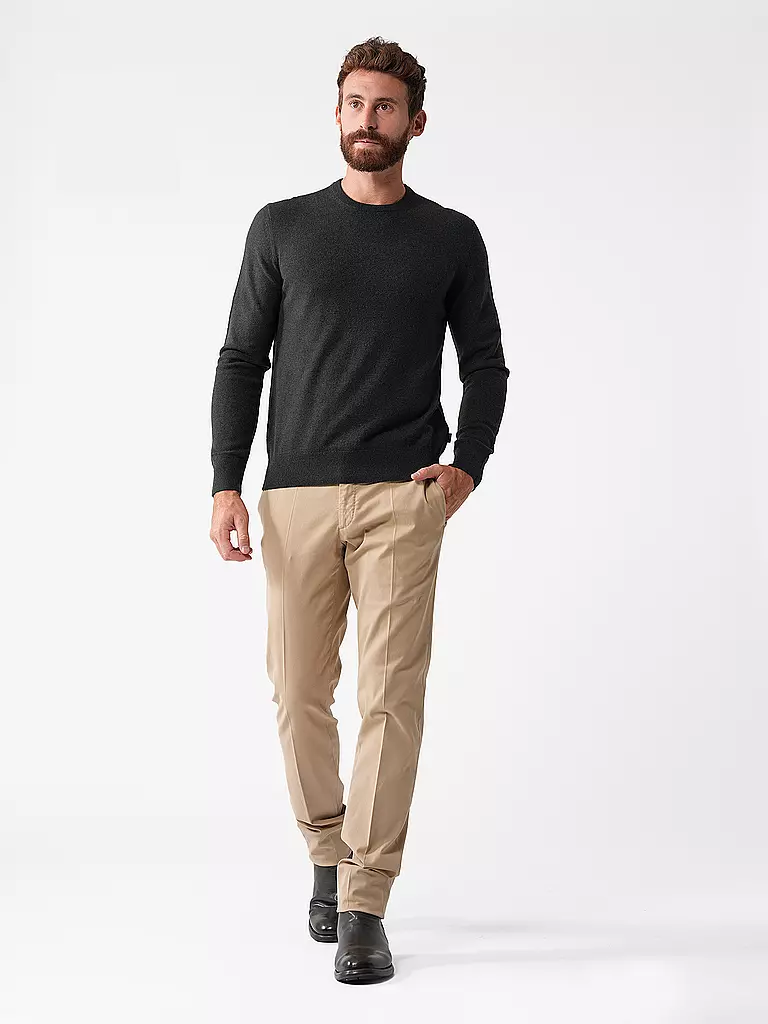 WINDSOR | Jersey de cachemira CASHMONO | Verde oscuro