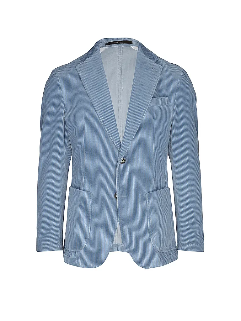 WINDSOR | Nombre del producto: Chaqueta GIRO-W
Marca: WINDSOR
Color: celeste
Categorías: Moda, Hombre

Largo de manga: Manga larga
Material: Pana, Algodón
Forma del cuello: Cuello de solapa
Diseño: Liso
Corte (Prenda exterior): Slim
Detalles: Bolsillos de hendid | Azul claro