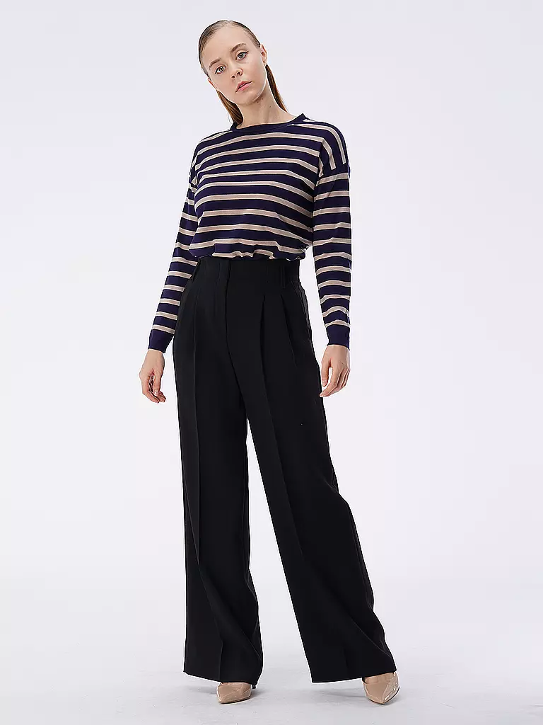 WINDSOR | Pantalones de lana | Negro