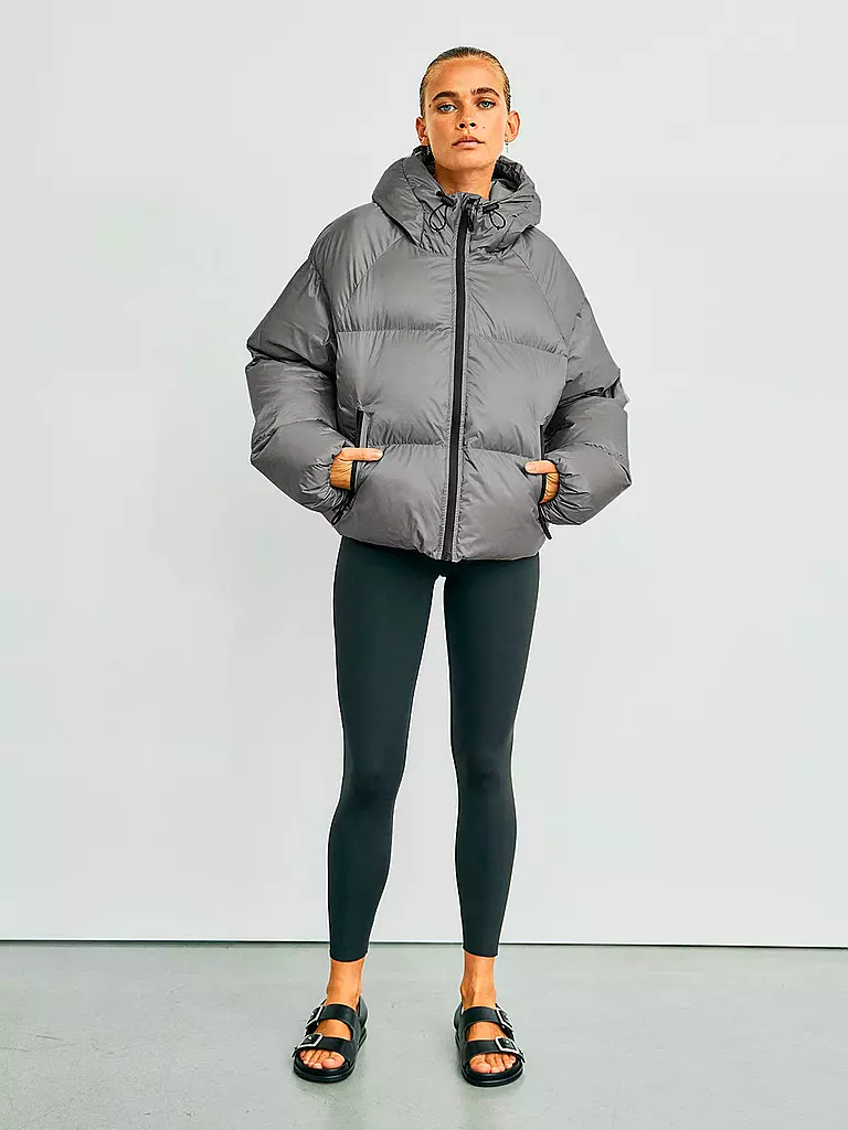 WITHBLACK | Chaqueta acolchada de plumón EMMA | Gris