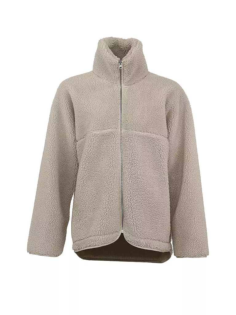 WITHBLACK | Chaqueta con aspecto de piel PILE | beige