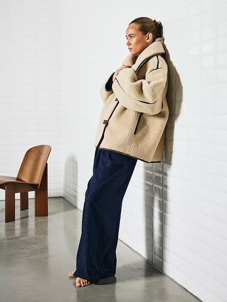 WITHBLACK | Chaqueta de aspecto de piel DAJANA | 