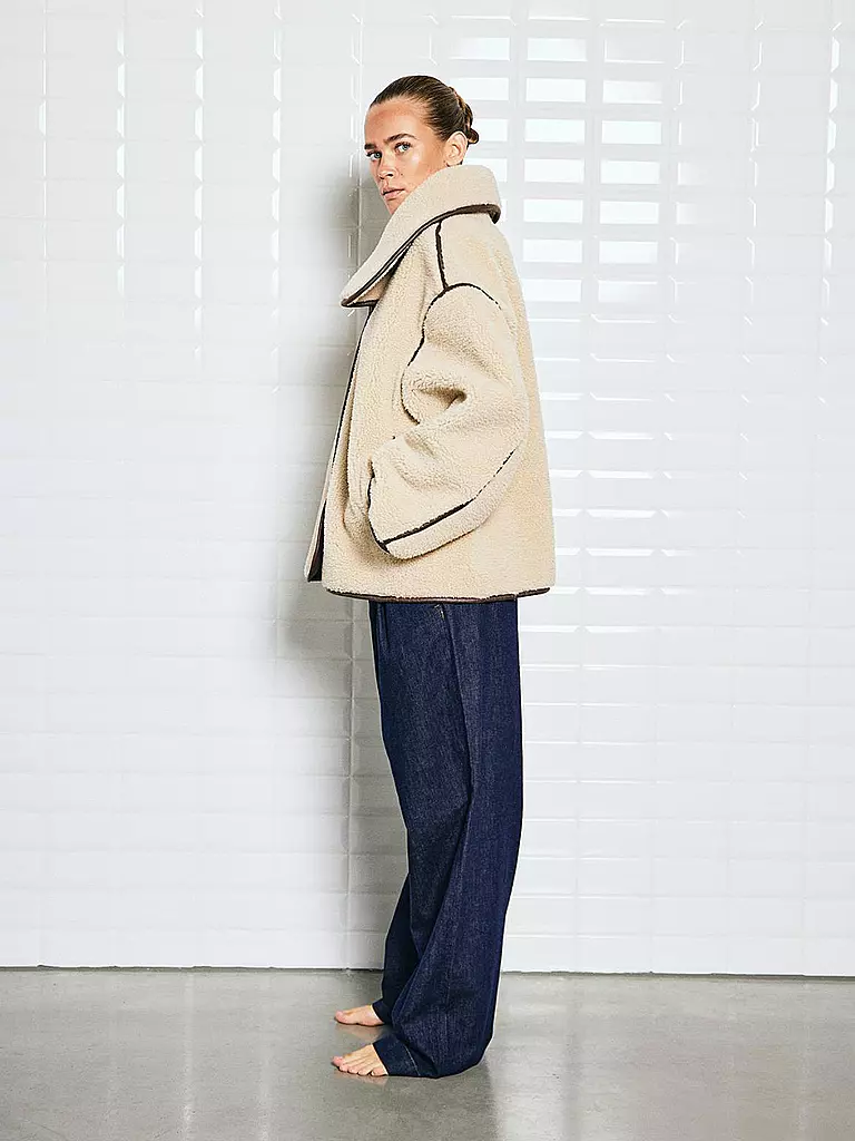 WITHBLACK | Chaqueta de aspecto de piel DAJANA | 